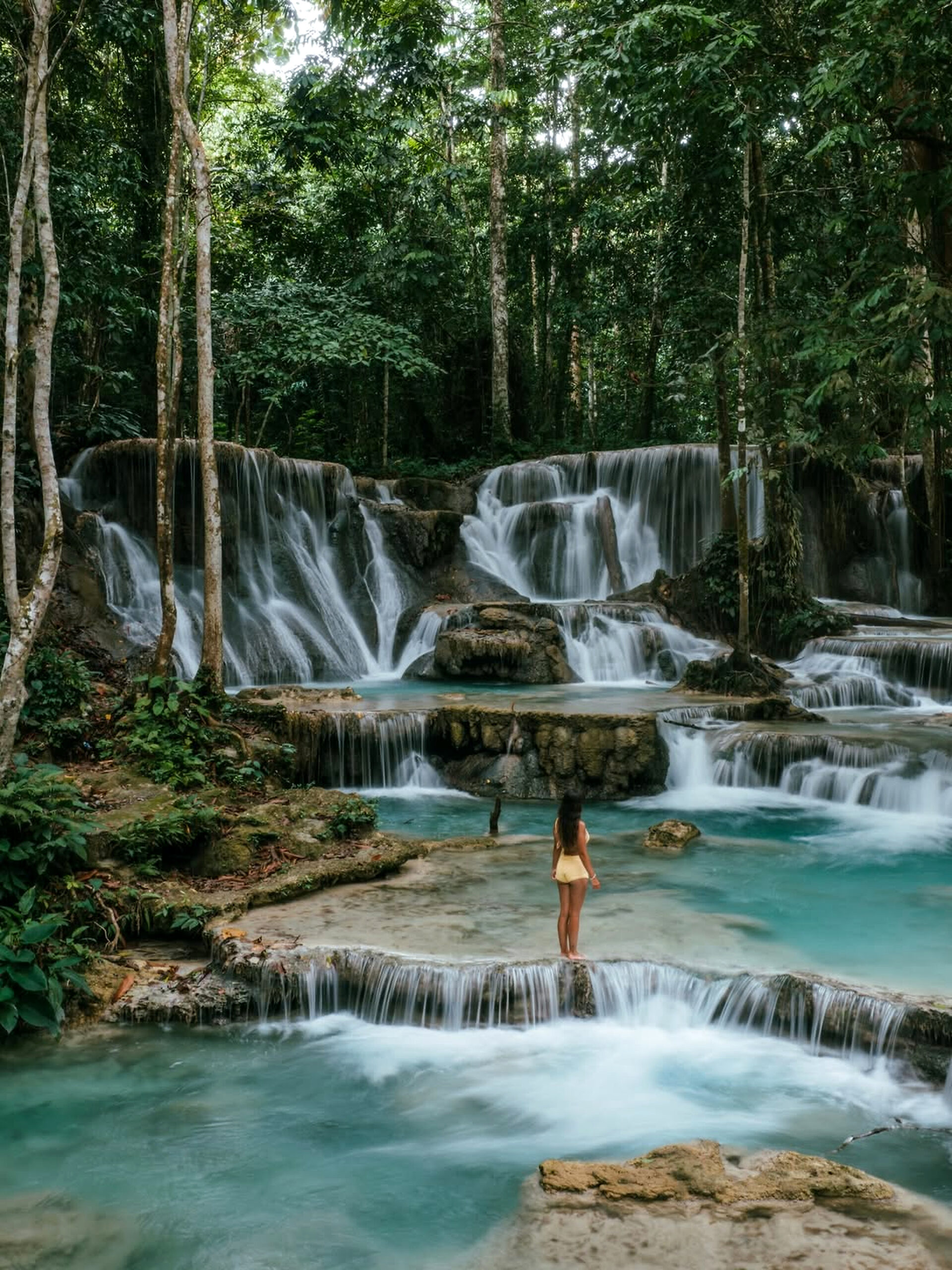 4D3N Banggai journey - waterfall and tropical landscape